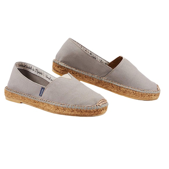 VISCATA Tan Slip-On Canvas Espradrilles NIB Size 42 Fits US 9.5 - Picture 9 of 16